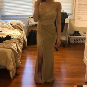 Gold Prom Dress